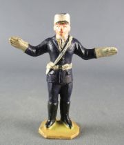 Figurine Plastique 48 mm - Agent Circulation Bras Tendus Police Policier TdF