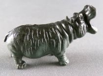 Figurine Publicitaire Prior (Biscottes) - Animaux Sauvages 1ère Série - Hippopotame Bouche Ouverte