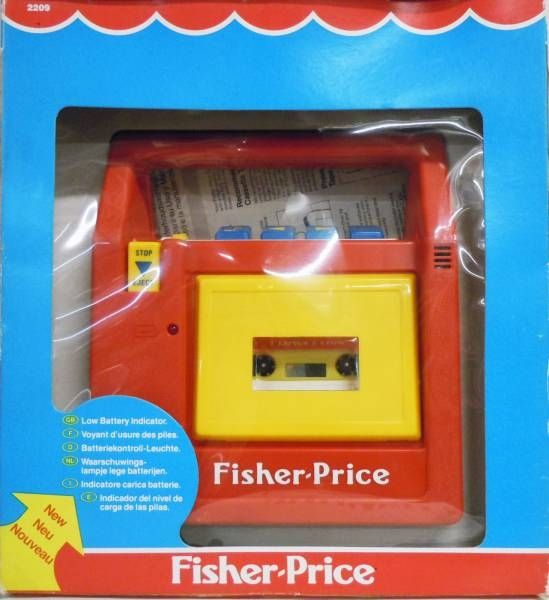 lecteur cassette fisher price vintage