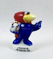 France 1998 - Fève en Porcelaine - Footix (mascotte Coupe du Monde de Football)