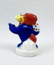 France 1998 - Fève en Porcelaine - Footix (mascotte Coupe du Monde de Football)