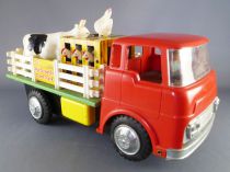 Frankonia Made in Japan - Ol\' Mc Donald\'s Farm Truck Camion Ferme Tole Pile Boite