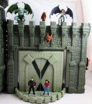 Gargoyles - Kenner - Castle Playset with 9 in-scale Applause pvc figures (loose with box)