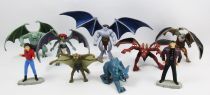 Gargoyles - Kenner - Castle Playset with 9 in-scale Applause pvc figures (loose with box)