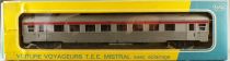 Gége 6437 Ho Sncf Stainless Steel Car T.E.E. Mistral Interior Fitting Lighting Near Mint in Box