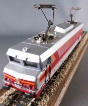 Gégé 6497 Ho Sncf Trans Europ Express Electric Locomotive CoCo CC 6501 Lightning Boxed