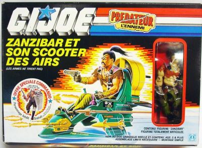 G.I.JOE - 1987 - Zanzibar with Air Skiff