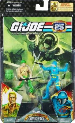 G.I.JOE ARAH 25th Anniversary - 2008 - Comic Pack - Duke & Cobra