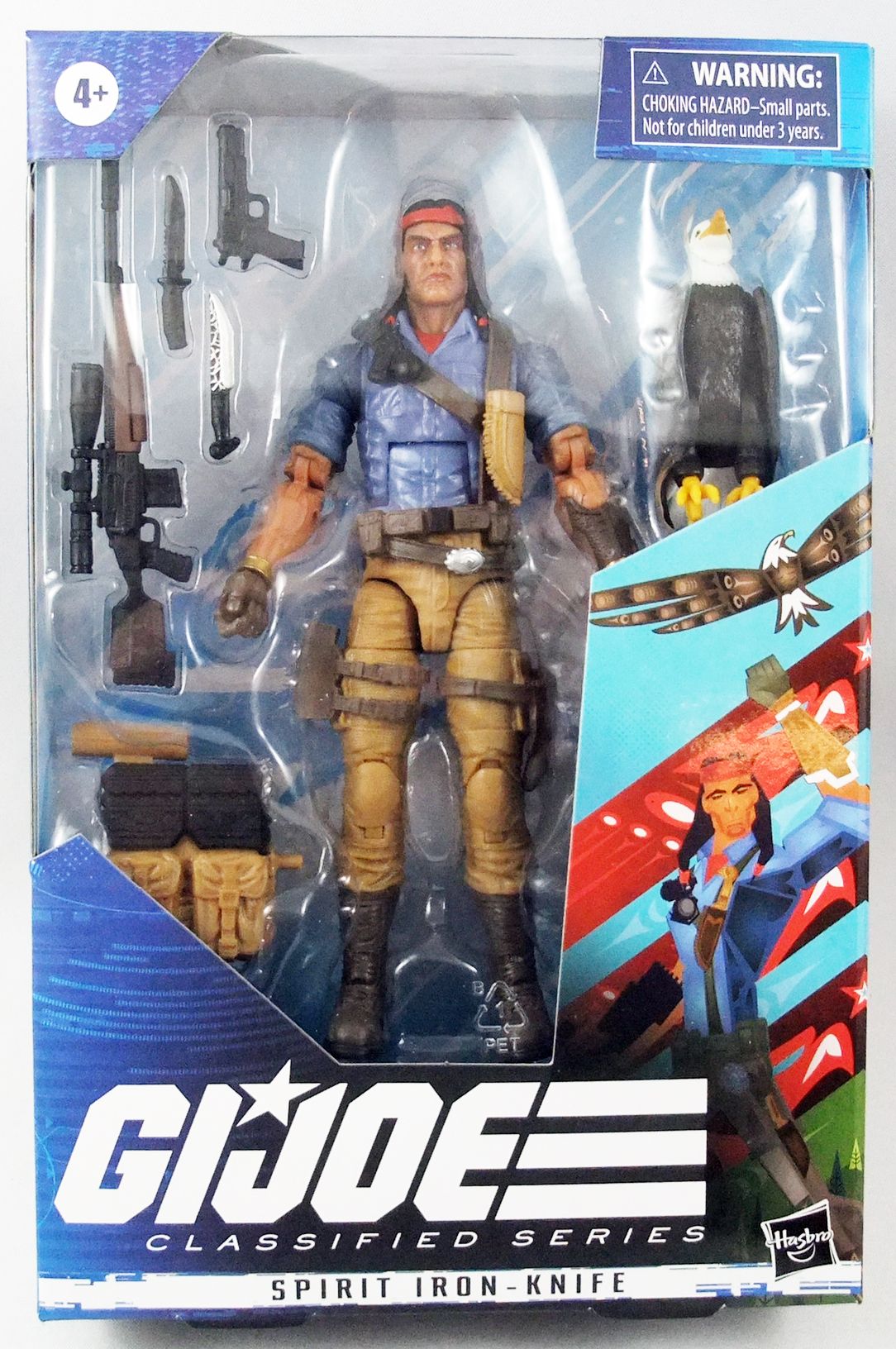 GI Joe Classified Series Spirit Iron-Knife Action Figure 36 Collectible  Premium Toy, Multiple Accessories 6-Inch-Scale, Custom Package Art