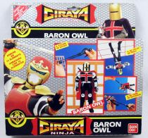 Giraya Ninja - Bandai France - Baron Owl (loose with box)