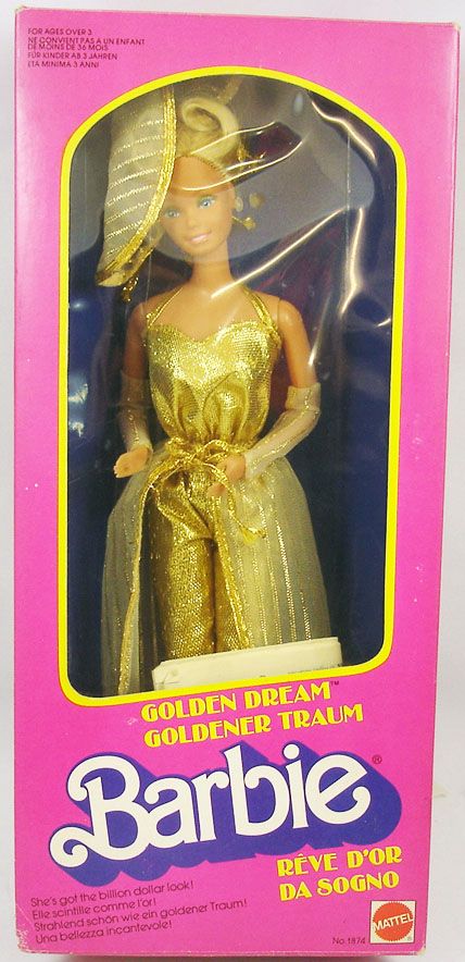 golden dream barbie doll