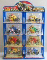 Guisval 11551 Store Dispay with 8 GP Motorbike Furia 1:22 MIB