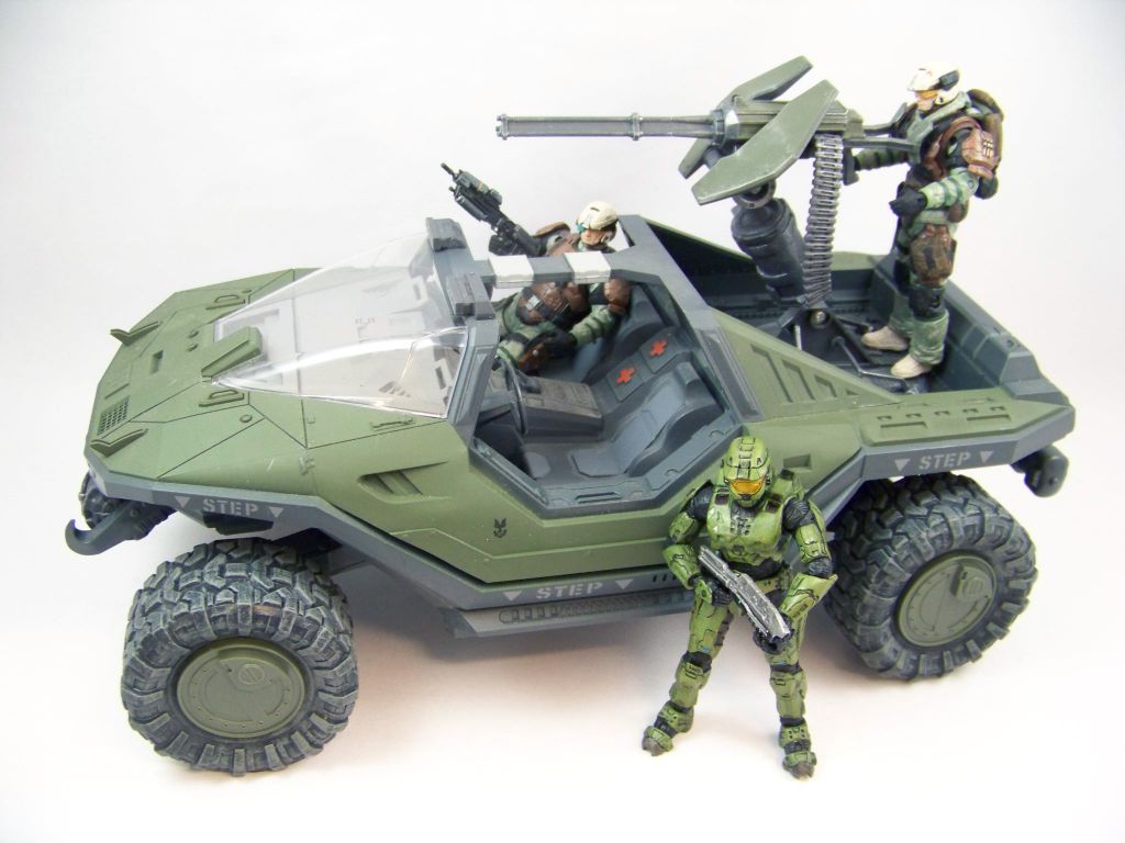 Halo Reach - McFarlane Toys - Warthog + Master Chief + UNSC Trooper 2-pack