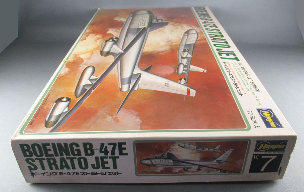 Hasegawa K7 - Boeing B-47E Strato-Jet USAF Jet Bomber 1:72 Empty Box