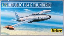 Heller - N°80278 Republic F-84 G Thunderjet 2 Décorations 1:72 MIB