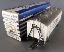 Hornby AcHo 7050 Ho Sncf Stef White Covered Fridge Wagon 2 Axles HI 7527 382 Perfect Blue Box