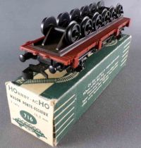 Hornby AcHo 716 Ho Sncf Wagon Plat 2 Essieux Porte-Essieux Boite Verte