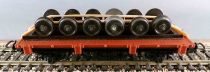 Hornby AcHo 7160 Ho Sncf Flat Wagon 2 Axles Carrying 6 Axles no Box