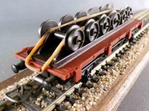 Hornby AcHo 7160 Ho Sncf Flat Wagon 2 Axles Carrying 6 Axles no Box