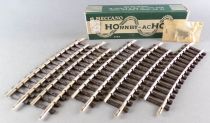 Hornby AcHo 766 5 Demi Rails Courbes Grand Rayon R439 Laiton Neuf Boite