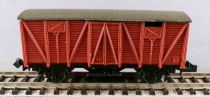 Ibertren 341 N Scale Renfe 2 Axles Covered Wagon Brown Livery Mint in Box