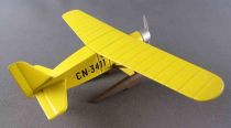 In Plane Tintin - Editions Hachette - 001 The Yellow Seaplane To Crab with the Golden Claws no Base no Figure