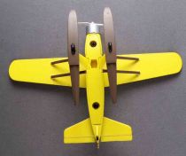 In Plane Tintin - Editions Hachette - 001 The Yellow Seaplane To Crab with the Golden Claws no Base no Figure