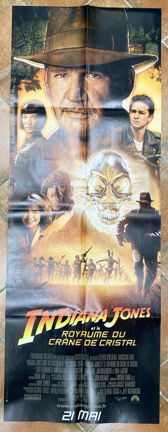 Indiana Jones and the Kingdom of the Crystal Skull - Movie Poster 60x160cm  - Paramount Pictures 2008