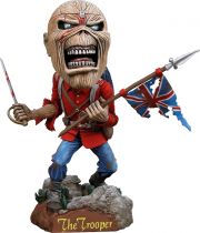 Iron Maiden Eddie \ The Trooper\  - Figurine Head Knockers NECA