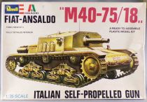 Italaerei Revell - N° H-2104 WW2 Char Fiat-Ansaldo M40-75/18 1:35 Mint in Box