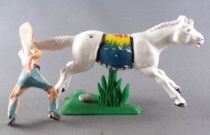 Jecsan - Wild-West - Indians 2nd Series - Mounted with Bow White Horse