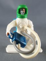 Jem - 65mm Plastic Figure - Space Adventures - White Kneeling Astronaut Spaceman Cosmonaut 1