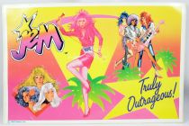 Jem and the Holograms - Large 13x2\  promotionnal sticker - Hasbro 1986