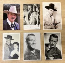 John Wayne - Lot de 6 Cartes Postales 