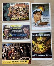 John Wayne - Lot de 6 Cartes Postales 