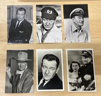 John Wayne - Set of 6 Post Cards