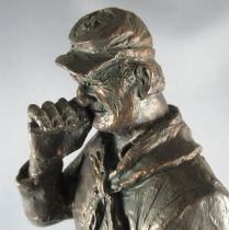 John Wayne Sergent de Cavalerie - Statue Résine Bronze 32cm - Michael Garman