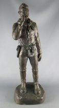 John Wayne Sergent de Cavalerie - Statue Résine Bronze 32cm - Michael Garman