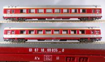 Jouef 3 x 5341 5342 5482 Ho Sncf 5 T.E.E. Grand Confort Coach 1st Class+ Van + Gril Mint in Box