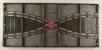 Jouef 313 3313 - Crossing Lane Change Black Straight Track Slot Car