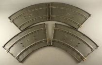 Jouef 321 3321 - 4 x Curved Grey Tracks 45° R=310 Very Good Condition no Box