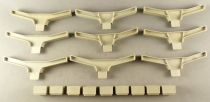 Jouef 387 - 9 Grey Pillars & 9 Cubes Walls for Slot Car Tracks