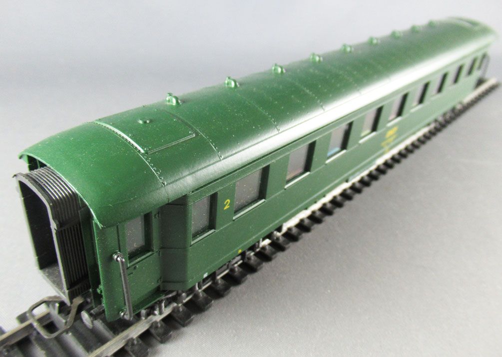 Jouef 5121 Ho Sncf Coachs N35 Drg 2nd Classe B9 Near Mint in Box