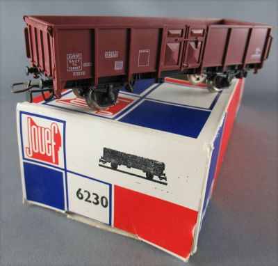 Jouef 6230 Ho Sncf 2 Axles Gondola Wagon Uicto 709557 Tricolour Box