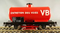 Jouef 6495 Ho Sncf Wagon Citerne VB Nettoyeur de Voies 2 Essieux sans Boite