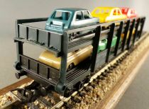 Jouef 6540 Ho Sncf Wagon Stva Cars Transporter Wagon with 6 Cars