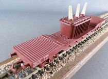 Jouef 6582 Ho Sncf Wagon Plat Surbaissé SSyw 420212 Transport Transformateur Electrique sans Boite