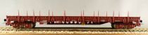 Jouef 6750 Ho Sncf Stake Wagon with Bogies Mint in Red Box