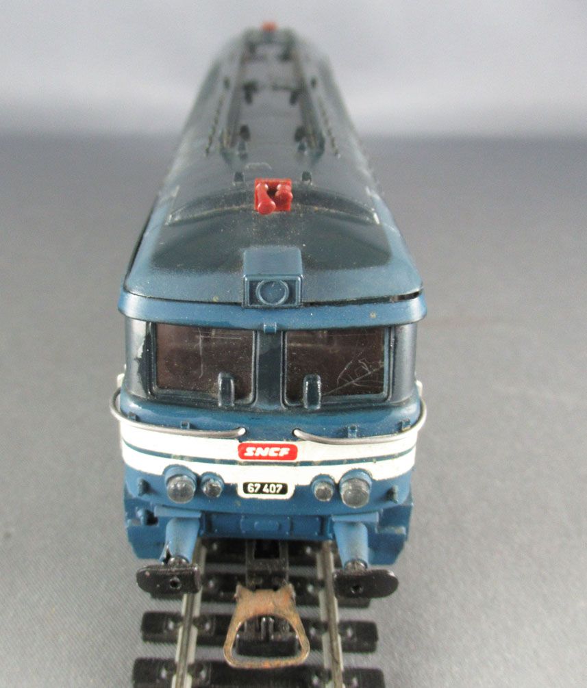 Jouef 8539 Ho Sncf Diesel Loco BB 67407 Lightning Tricolor Box