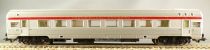 Jouef 8640B Ho Sncf Voiture Tee PBA Ile de France 1° Classe A8tu Inox Aménagée Boite Rouge